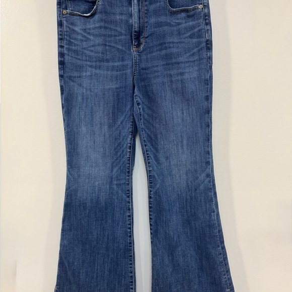 American Eagle Outfitters Denim - American Eagle Hi Rise Stretch Bootcut Flare Jeans Women's 14x29 Blue Dark Boho
